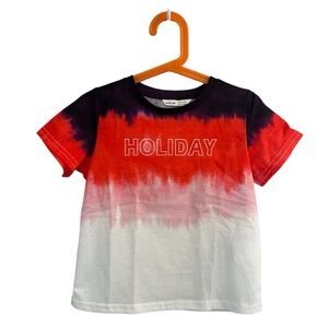 Toddler Boys Holiday Summer T-shirt Tie Dye